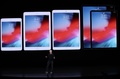 米カリフォルニア州クパチーノのアップル本社で開かれたイベントで、基調講演を行うティム・クック最高経営責任者（2019年9月10日撮影）。(c)Justin Sullivan/Getty Images/AFP