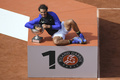 2017年の全仏オープンで10回目の優勝を果たしたラファエル・ナダル（2017年6月11日撮影）。(c)GABRIEL BOUYS / AFP