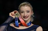 グレンが3連覇、世界女王リウ2位 全米フィギュア女子