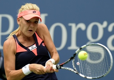 ラドワンスカが快勝で初戦突破、全米オープン