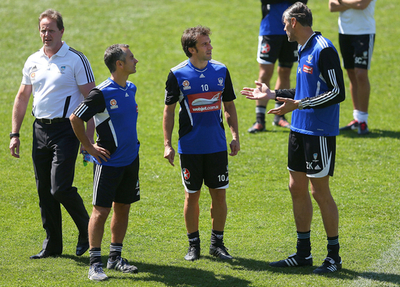 デル・ピエロがシドニーFCの練習に初参加