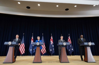 米豪、日本との防衛協力深化で一致 中国の軍事台頭で