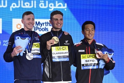 瀬戸大也、400m個人メドレーで銅 世界水泳