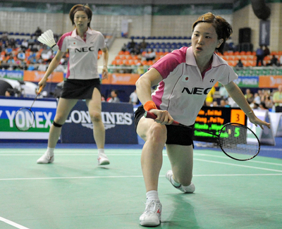 末綱／前田組が準々決勝進出、世界バドミントン選手権