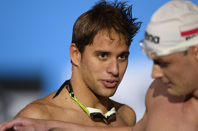 五輪金のレクローがバタフライ200m優勝、第15回世界水泳