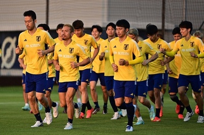 日本代表、初戦ドイツ戦へ調整 カタールW杯