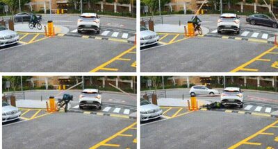 韓国・駐車場の遮断機がガツン…当たった自転車の運転手が責任転嫁した相手とは