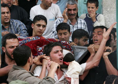 ガザ北部でイスラエル軍空爆、4人死傷