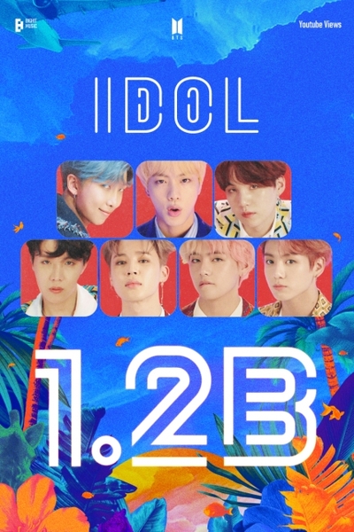 BTS、「IDOL」のMVが12億ビュー突破