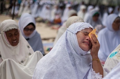 インド洋大津波から9年、スマトラ島で追悼集会