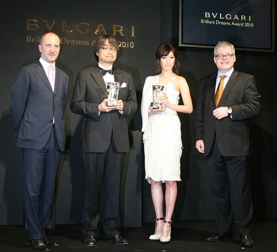 ブルガリ「ブリリアント ドリーム アワード 2010」兼「B.zero1」新作発表会、マリエら登場