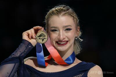グレンが3連覇、世界女王リウ2位 全米フィギュア女子