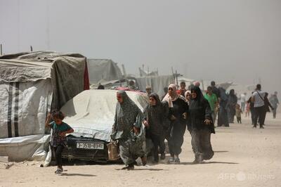 イスラエル軍、ガザ市住民に「人道地区」への避難呼びかけ