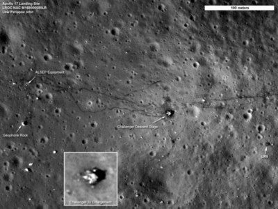 アポロ計画の痕跡くっきり、史上最も鮮明な月面画像 NASA