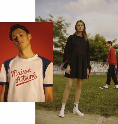 「メゾン キツネ」アメフトからインスパイアされたカプセルコレクション