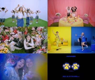 MAMAMOO+、MV予告映像の中で「2023 ウサギダンス」次々に