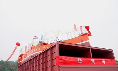 中国初 100キロワット超の空力式波力発電設備「華清号」が稼働開始