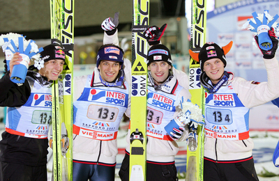 ＜FISノルディックスキー世界選手権2007＞オーストリア ラージヒル団体で金メダルを獲得 - 札幌