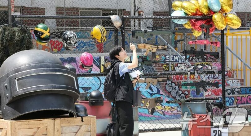 「バトルグラウンド・モバイル」7周年ポップアップストア(c)news1