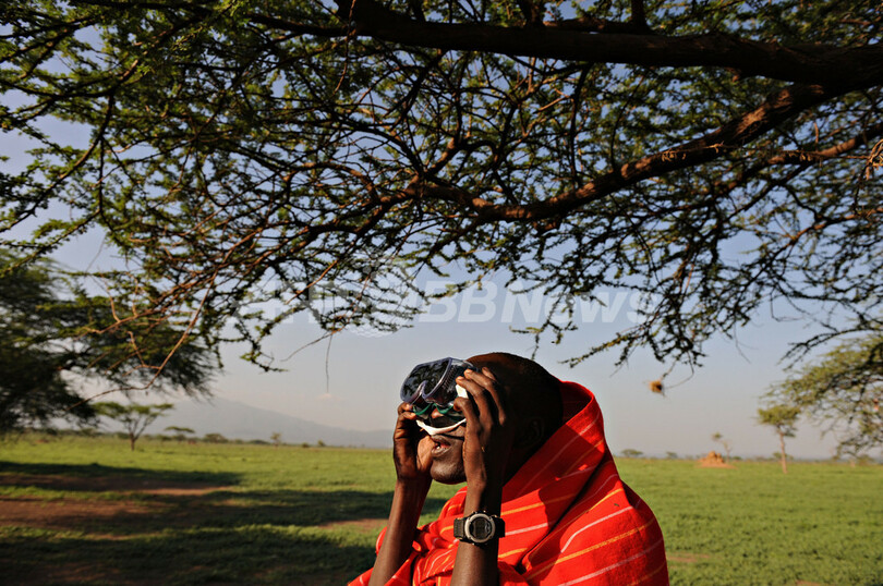 太陽の光がリング状に見える「金環日食」、アフリカやアジアで観測