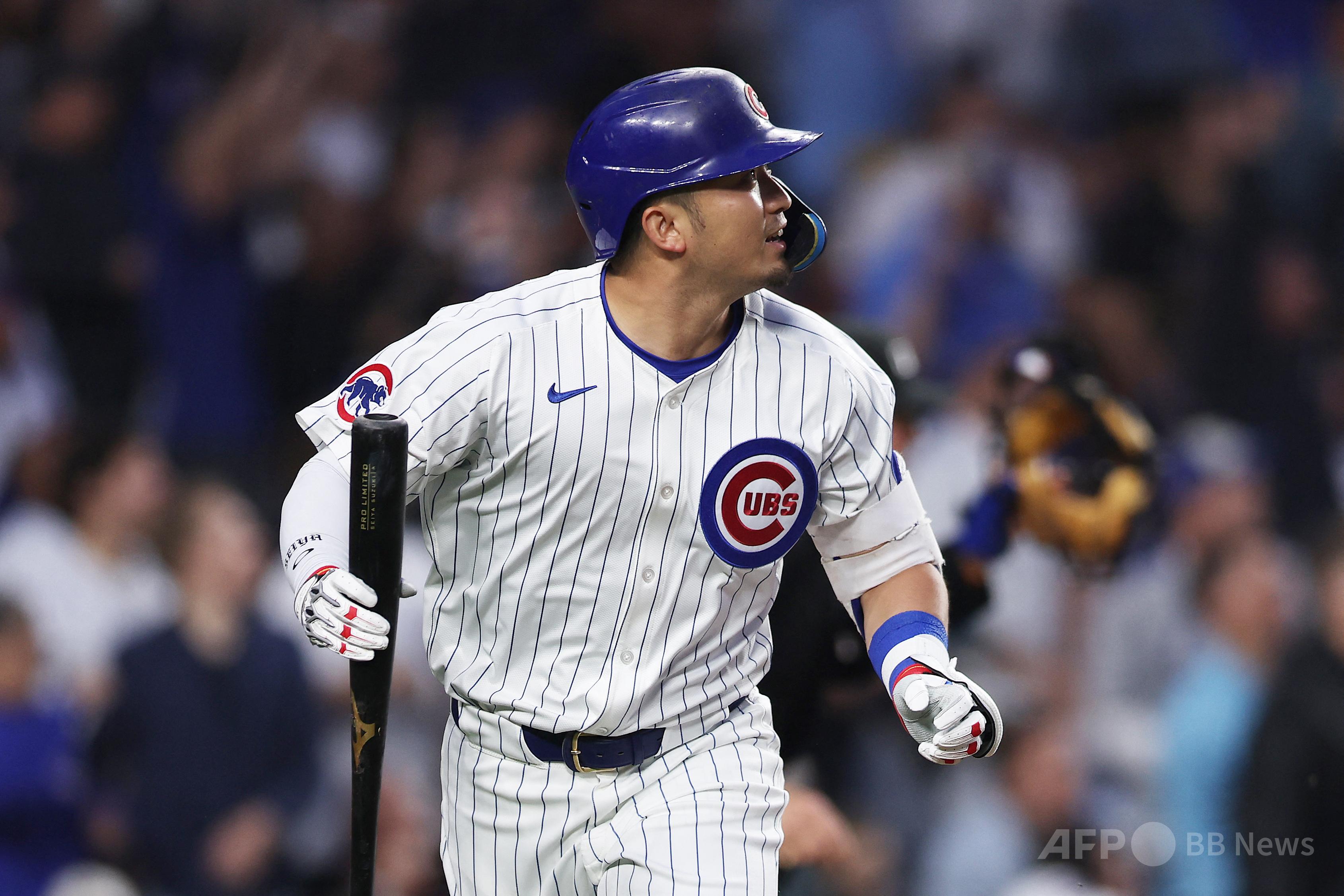 鈴木誠也が17号ソロ カブス勝利 写真2枚 国際ニュース：AFPBB News