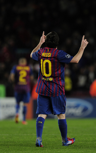 FCバルセロナが準々決勝進出、メッシが5得点 欧州CL 写真20枚 国際