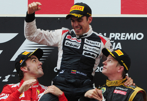 マルドナドがF1初優勝、可夢偉は5位 スペインGP 写真8枚 国際