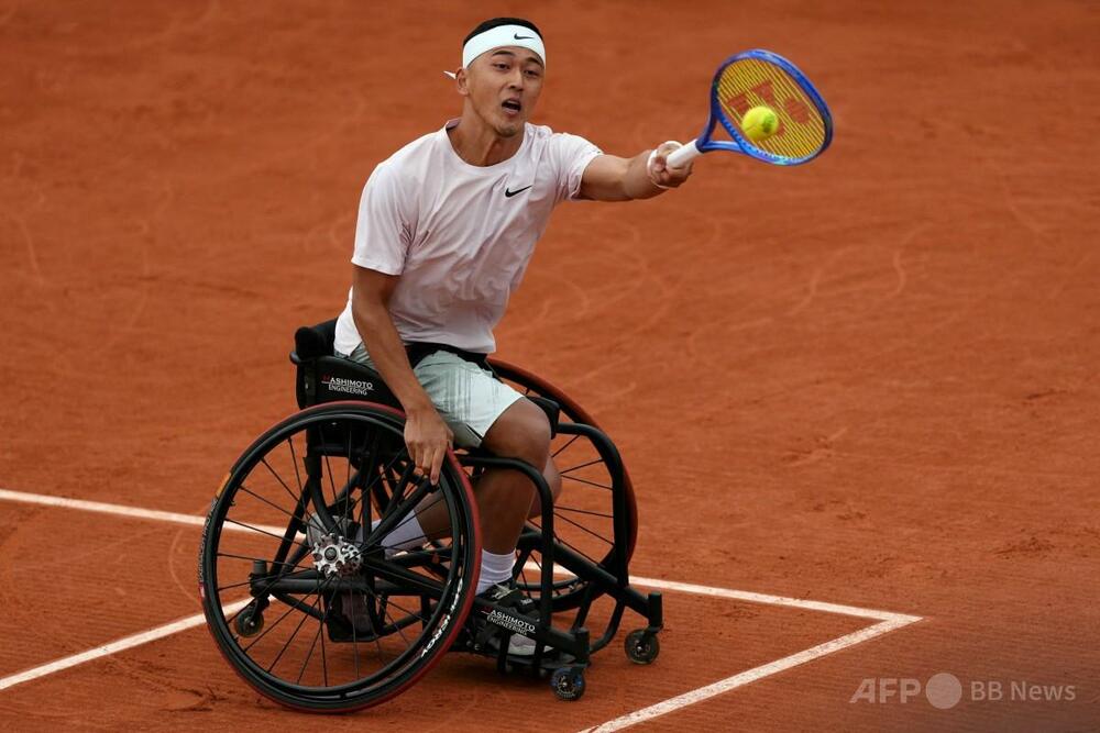 小田凱人が4連覇、 全仏OP車いす男子シングルス