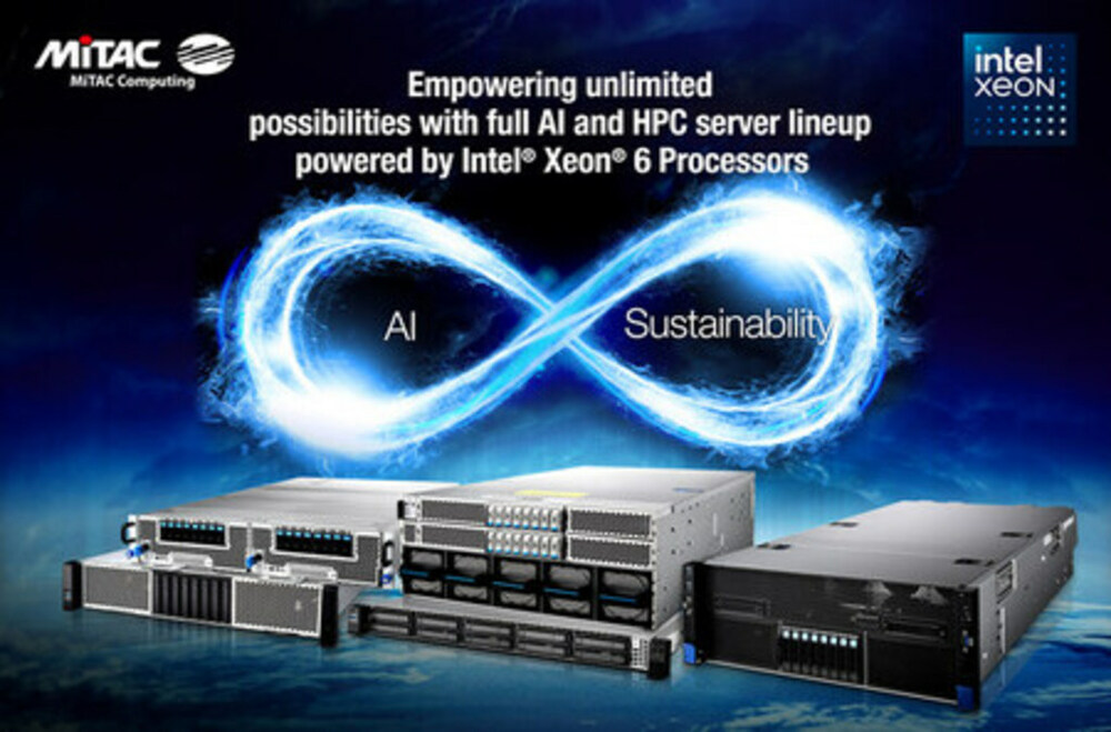 MiTAC Computing、Intel Xeon 6プロセッサを搭載したデータ