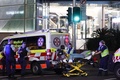 刃物男に多数が刺される事件があった現場。オーストラリア・シドニー（2024年4月13日撮影）。(c)David GRAY / AFP