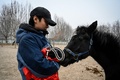 中国・希諾谷によるクローン馬「壮壮」。北京の乗馬クラブで（2023年1月12日撮影）。(c)Jade GAO / AFP