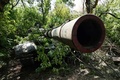 ウクライナ東部ドネツク州バフムート近郊の前線で撮影されたウクライナ軍の戦車（2022年7月9日撮影、資料写真）。(c)MIGUEL MEDINA / AFP