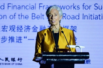 一帯一路、「問題ある債務増加」課す可能性 IMF専務理事