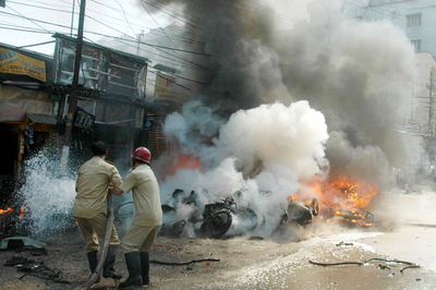 アッサム州の市街地で爆発、6人負傷 - インド