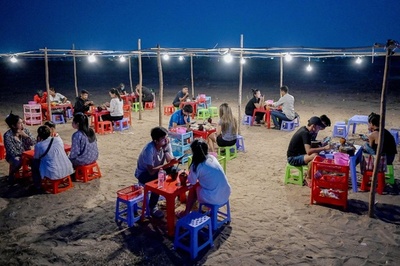 【今日の1枚】1日の楽しみは日暮れから カンボジア