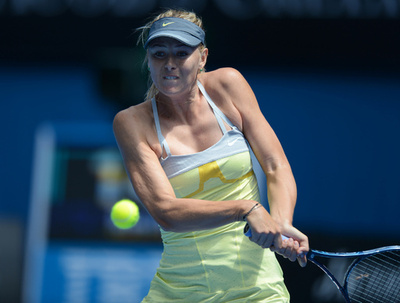 シャラポワ、相手を寄せ付けず初戦突破 全豪オープン