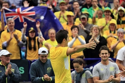 トミックがロソル破る、豪がチェコ下し8強 デビス杯