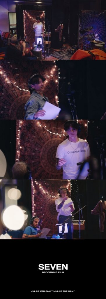 BTSのJUNG KOOK、『Seven』録音現場を公開