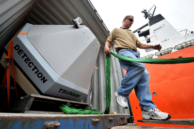 インド洋に津波探知ブイ、災害予防に期待