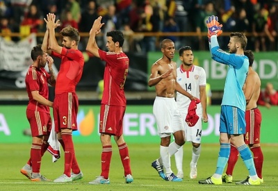 スペインがコスタリカに逆転勝利、サッカー国際親善試合