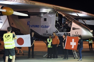 名古屋に足止めのソーラー機、離陸を延期