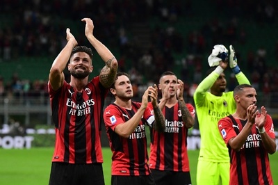 ジルーの初得点などでミラン快勝 ローマはアブラハムに初ゴール