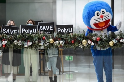 香港理工大、関係者らが構内を捜索 籠城者ただ一人見つかる