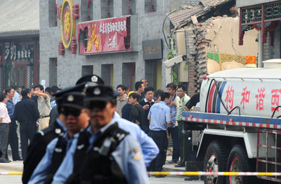 北京のウイグル料理店で爆発、3人負傷