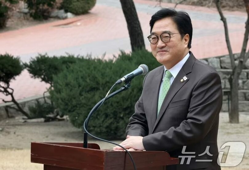 ウ・ウォンシク（禹元植）国会議長(c)news1