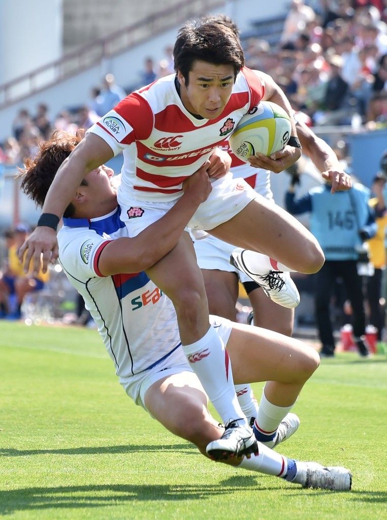 若手主体の日本、85-0で韓国に圧勝 ラグビーアジア選手権