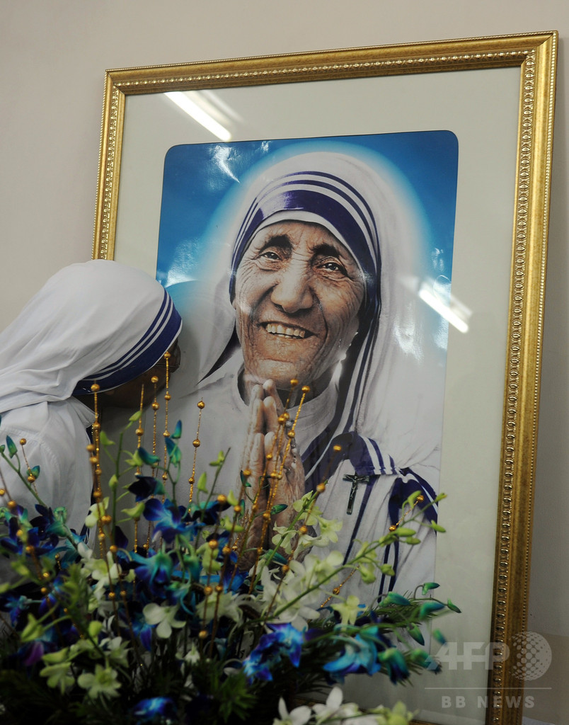 マザー テレサの二番目の奇跡 法王が認定 列聖に弾み 写真1枚 国際ニュース Afpbb News