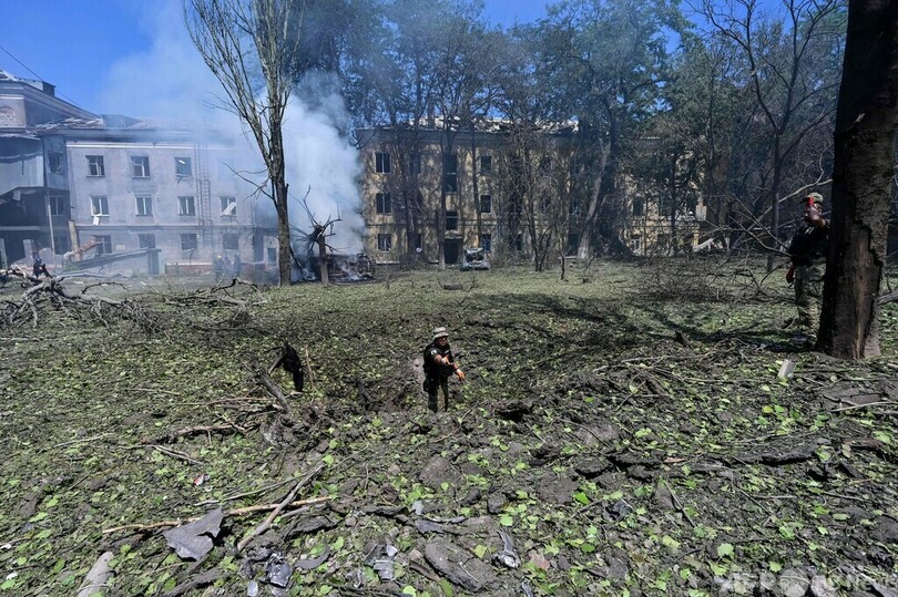 ロシア、ウクライナ東部で攻勢強化 スラビャンスク制圧目指し