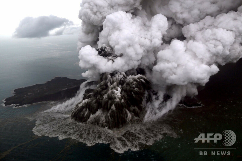 火山が原因の津波、既存警報システムでは不十分 専門家が警鐘