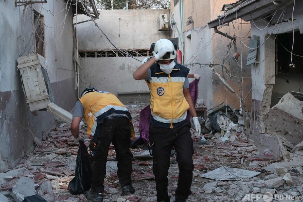 シリア反体制派支配地域で病院など砲撃 18人死亡